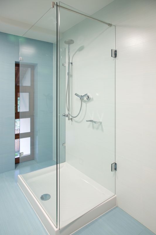 Glass Panel Shower for Small Spaces